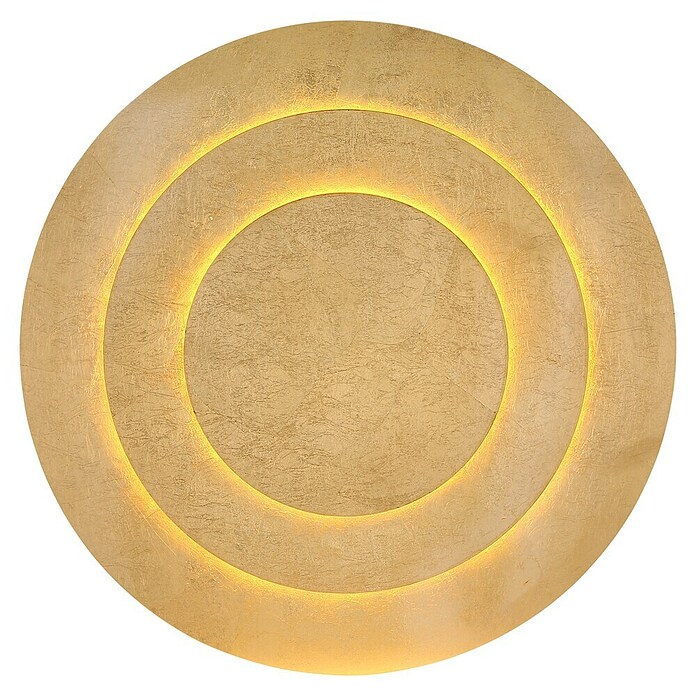 Globo Okrugla stropna LED svjetiljka Heda  (40 W, Ø x V: 49 x 4,7 cm, Zlatna) | BAUHAUS