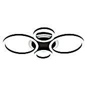 Globo LED stropna svjetiljka  (50 W, D x Š x V: 530 x 355 x 61 mm, Crna) | BAUHAUS