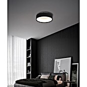 Globo Okrugla stropna LED svjetiljka Kemp  (45 W, Ø x V: 46 x 13 cm, Crna) | BAUHAUS