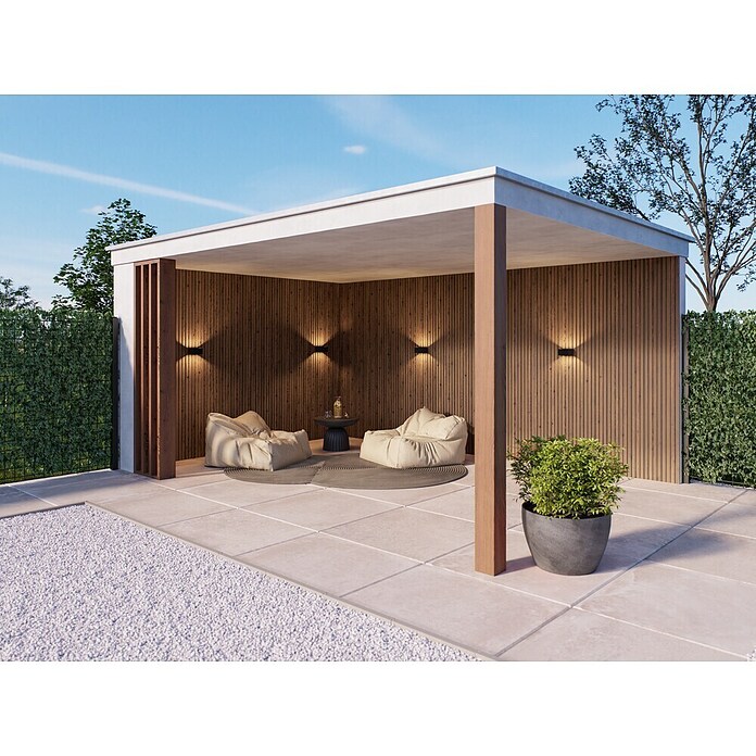 CanDo Wandpaneel Lattenwand Buiten (Bruin, 300 x 14 cm) | BAUHAUS