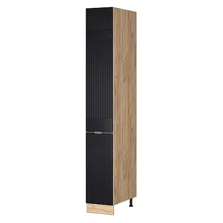 Vicco Apothekerschrank Fame-Line, Schwarz gestreift, 30 cm