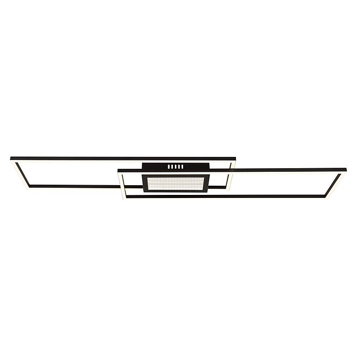 Globo LED stropna svjetiljka Saunders  (42 W, D x Š x V: 960 x 196 x 50 mm, Crna) | BAUHAUS