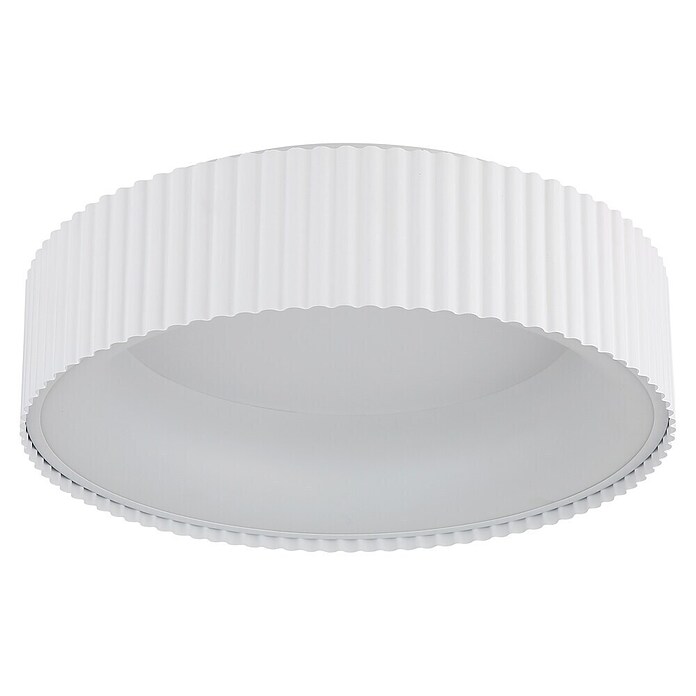Globo Okrugla stropna LED svjetiljka Kemp  (45 W, Ø x V: 460 x 130 mm, Bijela, Topla bijela) | BAUHAUS