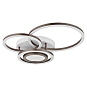 Globo LED stropna svjetiljka Randell  (40 W, D x Š x V: 490 x 390 x 100 mm, Smeđa) | BAUHAUS