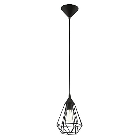 Eglo Tarbes Pendelleuchte rund (Schwarz, Höhe: 110 cm, Durchmesser: 175 mm)