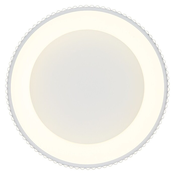 Globo Okrugla stropna LED svjetiljka Kemp  (45 W, Ø x V: 460 x 130 mm, Bijela, Topla bijela) | BAUHAUS