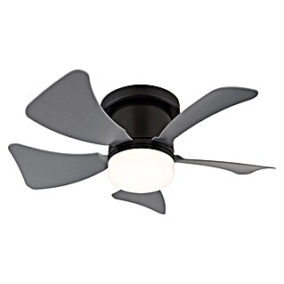 Globo Stropni ventilator s LED rasvjetom Hines (Siva, 40,6 mm)