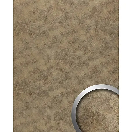 Wallface  Wandpaneel 20188 OXIDIZED Nickel Wandpaneel Metall-Optik glänzend braun 2,6 m2