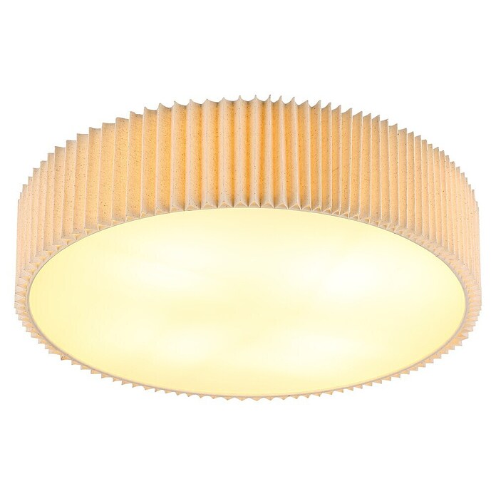 Globo Okrugla stropna LED svjetiljka Page  (25 W, Ø x V: 53 x 13 cm, Bež) | BAUHAUS