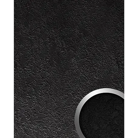 Wallface  Wandpaneel 22716 LAVA VELVET Coal Wandverkleidung in Stein Optik matt schwarz 2,60 m2