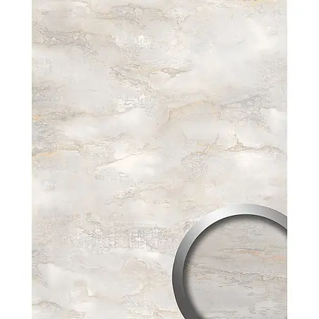 Wallface  Wandpaneel 23100 GENESIS White Wandverkleidung in Marmor Optik matt weiß 2,60 m2