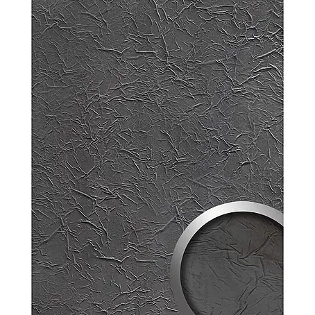 Wallface  Wandpaneel 22717 CREPA VELVET Volcano Wandverkleidung in Leder Optik matt grau 2,60 m2