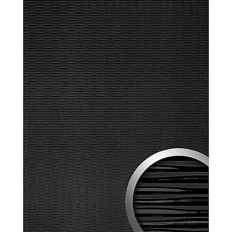 Wallface  Wandpaneel 23665 MOTION Wandverkleidung Hochglanz Optik hochglänzend schwarz 2,6 m2