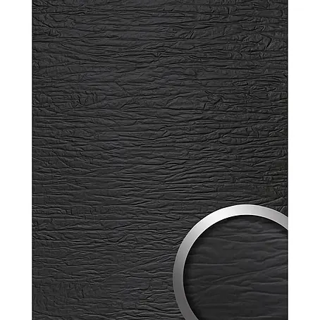 Wallface  Wandpaneel 24936 CRASHED Graphite Black Wandverkleidung 3D matt anthrazit 2,6 m2