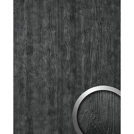 Wallface  Wandpaneel 24951 CLASSY Black Wandverkleidung Natur Dekor seidenmatt anthrazit 2,6 m2