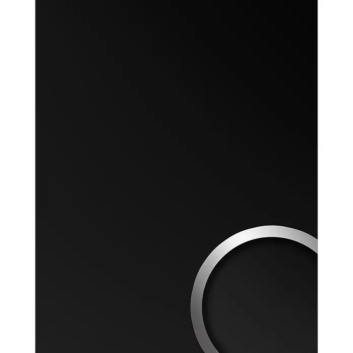 Wallface Wandpaneel 23147 Graphite Black Wandverkleidung Kunststoff Optik matt schwarz 2,60 m2 -  - Teilweiser silberner Metallring.