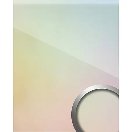 Wallface  Wandpaneel 23116 HOLLYWOOD Wandpaneel Glas Optik gelb rosa transparent 2,6 m2