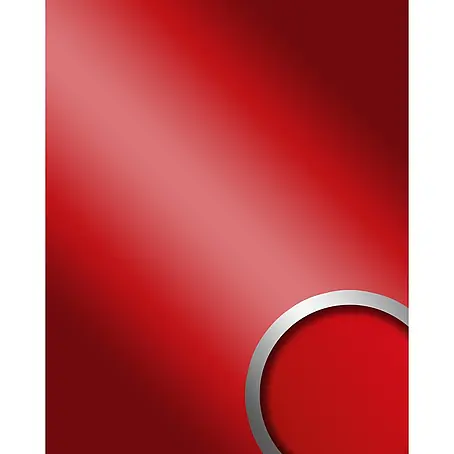 Wallface  Wandpaneel 23388 FASHION Red Wandverkleidung mit Spiegel-Optik spiegelnd rot 2,6 m2