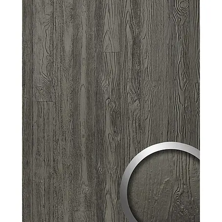 Wallface  Wandpaneel 24952 Smoke PF Wandverkleidung mit Natur Dekor seidenmatt anthrazit 2,6 m2