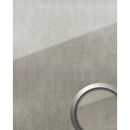 Wallface  Wandpaneel 18001 Wandpaneel Glas-Optik Metall Vintage Dekor platin-grau 2,60 qm