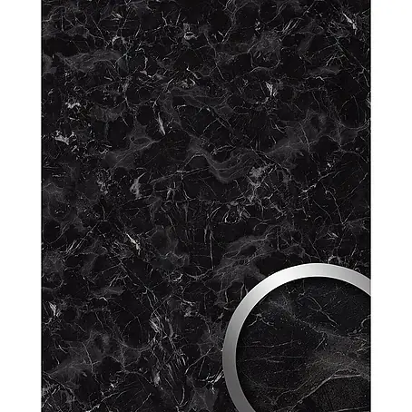 Wallface  Wandpaneel 23099 MARBLE Black Wandverkleidung in Marmor Optik matt schwarz 2,60 m2