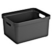 Sunware Aufbewahrungsbox Sigma Home (L x B x H: 45,3 x 35,4 x 24,3 cm, Kunststoff, Anthrazit)