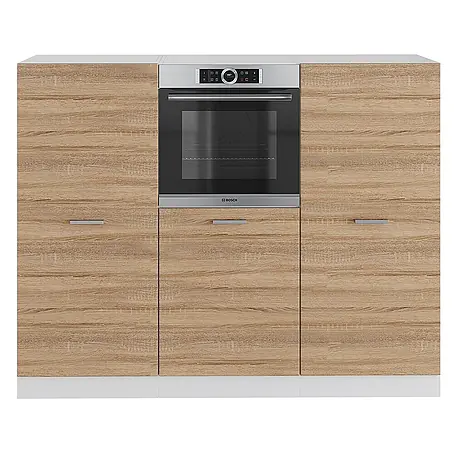 Vicco  Küchenleerblock R-Line Sonoma/Weiß ohne Arbeitsplatte