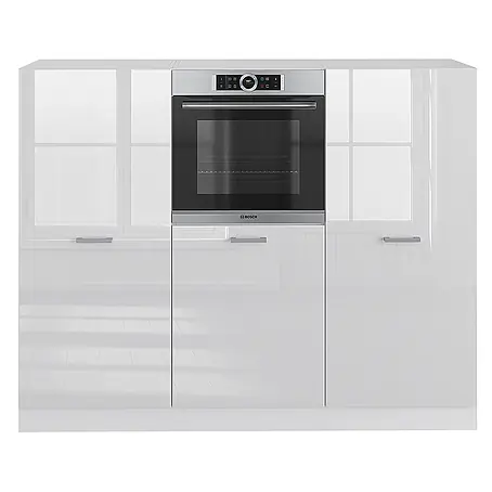 Vicco  Küchenleerblock R-Line Weiß Hochglanz/Weiß ohne Arbeitsplatte