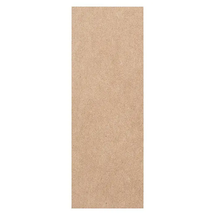 Solid Elements Hoja de puerta - 82,5 x 203 cm, MDF - Primer plano de un tablero de fibra de madera. La superficie del MDF es lisa y de color uniforme, ideal para la fabricación de muebles y el diseño de interiores.
