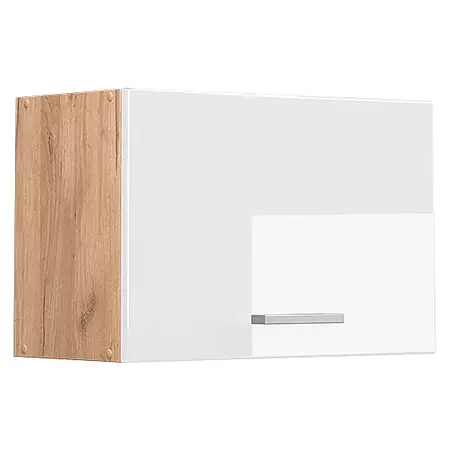 Vicco  Schrankküche R-Line Weiß Hochglanz Flach