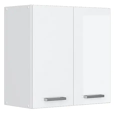 Vicco  Schrankküche R-Line Weiß Hochglanz