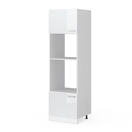 Vicco  Schrankküche R-Line Weiß Hochglanz