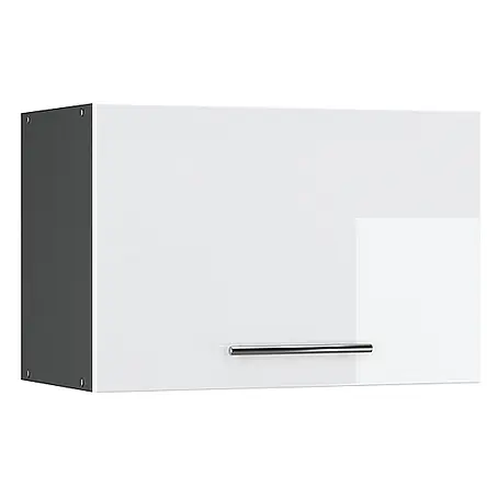 Vicco  Schrankküche Fame-Line Weiß Hochglanz Flach