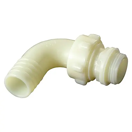 Codo de tubo bombeo rosca macho