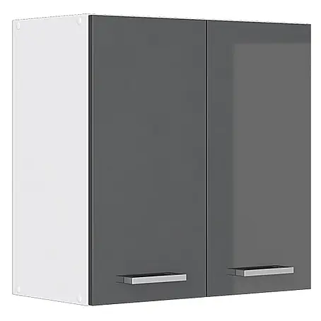 Vicco  Schrankküche R-Line Anthrazit Hochglanz