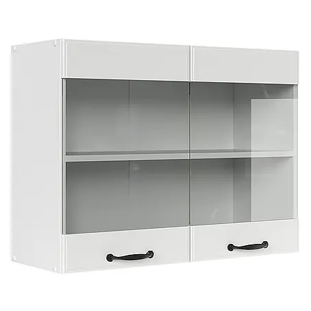 Vicco  Schrankküche R-Line Weiß Landhaus