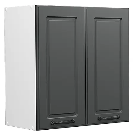 Vicco  Schrankküche R-Line Anthrazit Landhaus