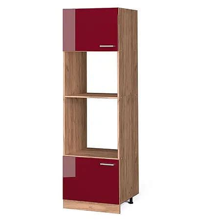 Vicco  Schrankküche R-Line Rot Hochglanz
