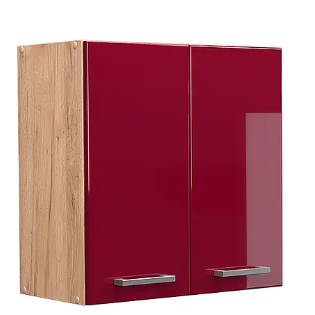 Vicco  Schrankküche R-Line Rot Hochglanz