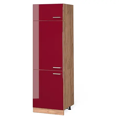 Vicco  Schrankküche R-Line Rot Hochglanz