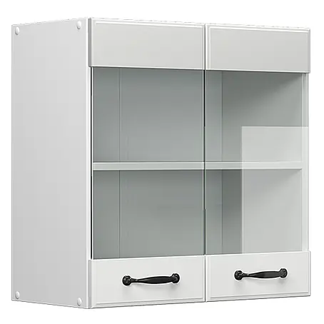 Vicco  Schrankküche R-Line Weiß Landhaus