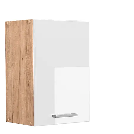 Vicco  Schrankküche R-Line Weiß Hochglanz