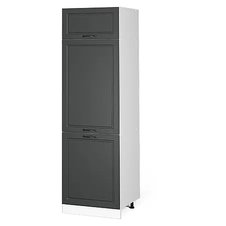 Vicco  Schrankküche R-Line Anthrazit Landhaus