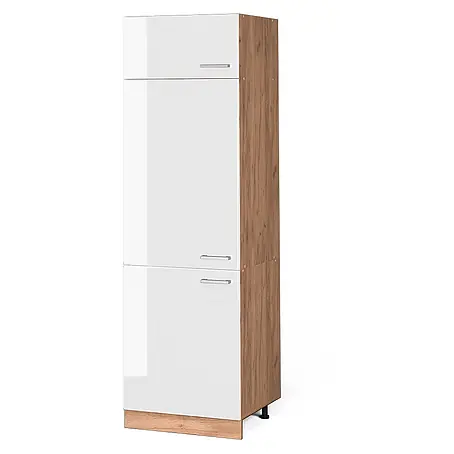 Vicco  Schrankküche R-Line Weiß Hochglanz