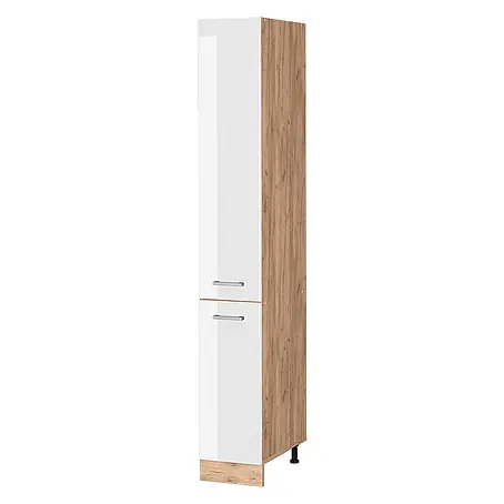 Vicco  Schrankküche R-Line Weiß Hochglanz