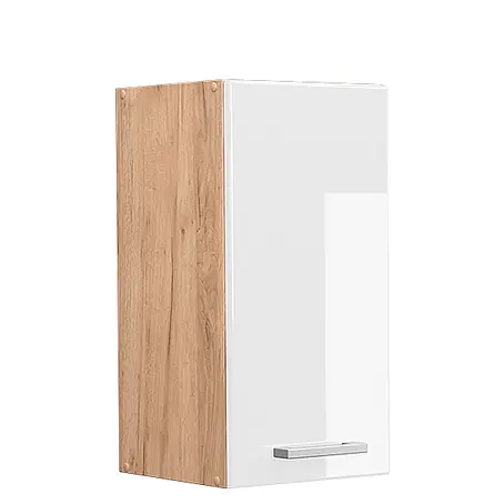 Vicco  Schrankküche R-Line Weiß Hochglanz