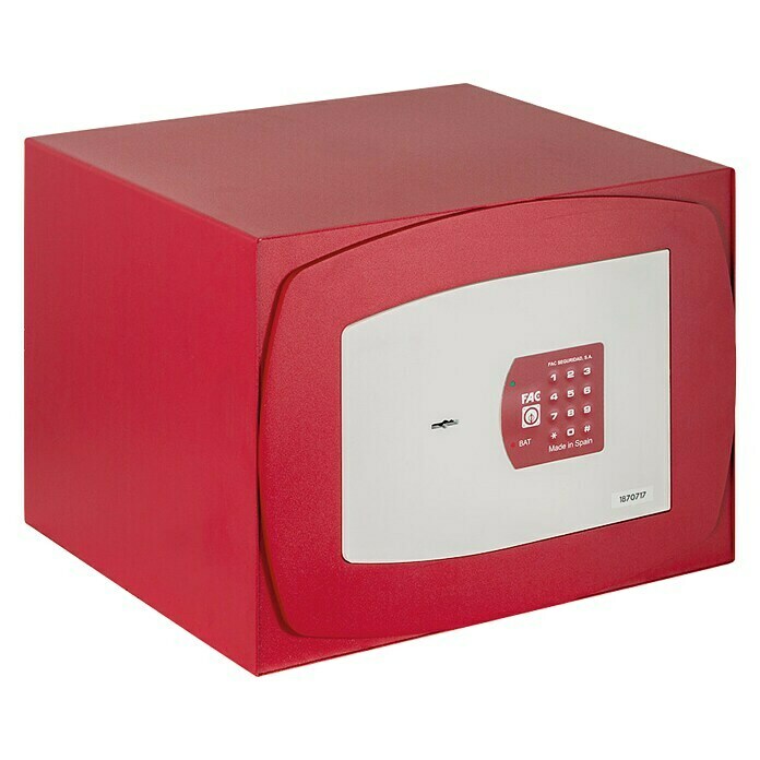 FAC Caja fuerte mural Red Box 3-E (L x An x Al: 53,3 x 22,2 x 42,8 cm, Tipo de cerradura: Cerradura de combinación electrónica, 24 l)