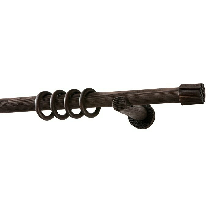 Gardinenstange: Stilgarnitur 350 | cm, Function BAUHAUS (Länge Ball Schwarz)