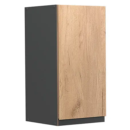 Vicco  Schrankküche R-Line Goldkraft Eiche J-Shape
