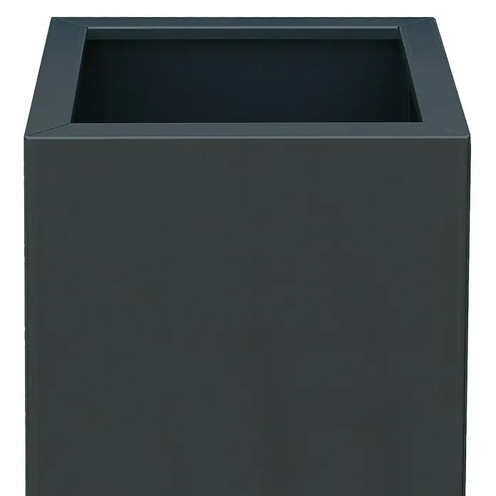 Palatino Exclusive Line Pflanzkasten Nora - 60 x 60 x 60 cm, Anthrazit - Grauer, moderner Pflanzkübel in Würfelform mit schlichtem Design, ideal für den Innen- und Außenbereich.